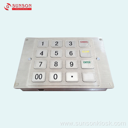 Full-size Encrypted pinpad for Unmanned Payment Kiosk